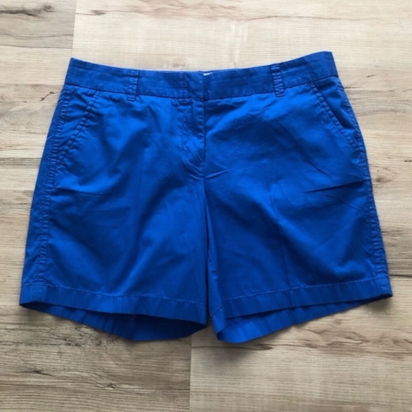 J. Crew Vibrant Blue Women's Shorts - Picture 1 of 11